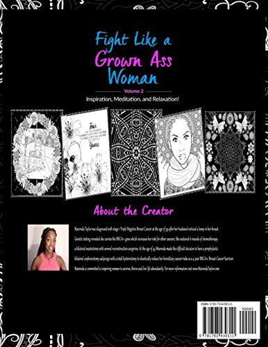 Fight Like a Grown Ass Woman Inspirational Coloring Book:: For Women Battling Breast Cancer (Volume 2)