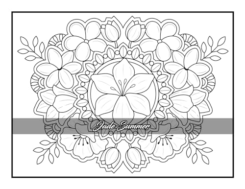 100 Flowers: An Adult Coloring Book with Bouquets, Wreaths, Swirls, Patterns, Decorations, Inspirational Designs, and Much More!
