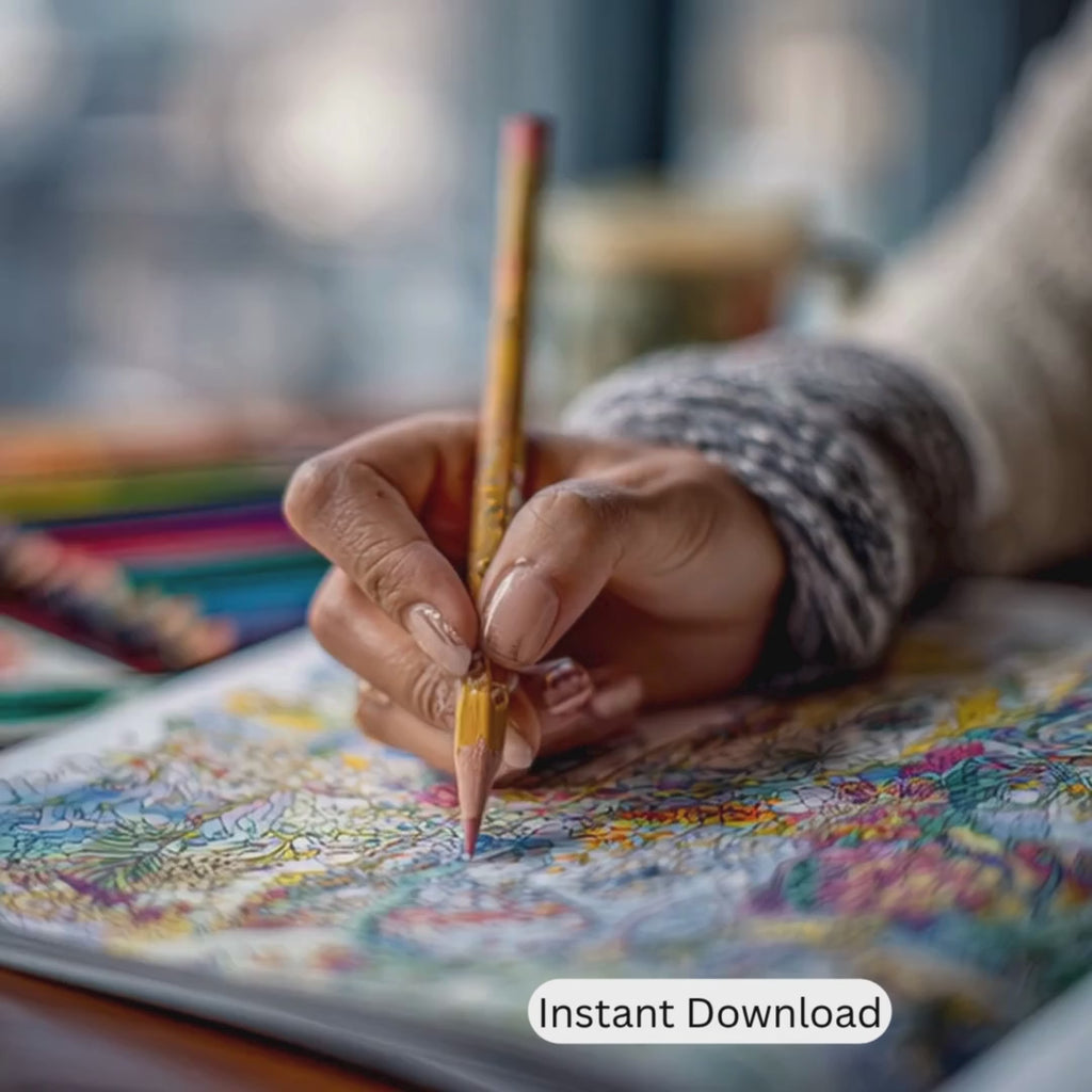 Changemaker Self-care - Digital Download: AMERICA WOKE AF Adult Coloring Book